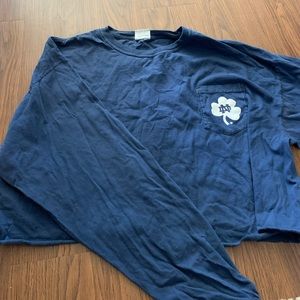 Comfort Colors Notre Dame Cropped Tee SOLD